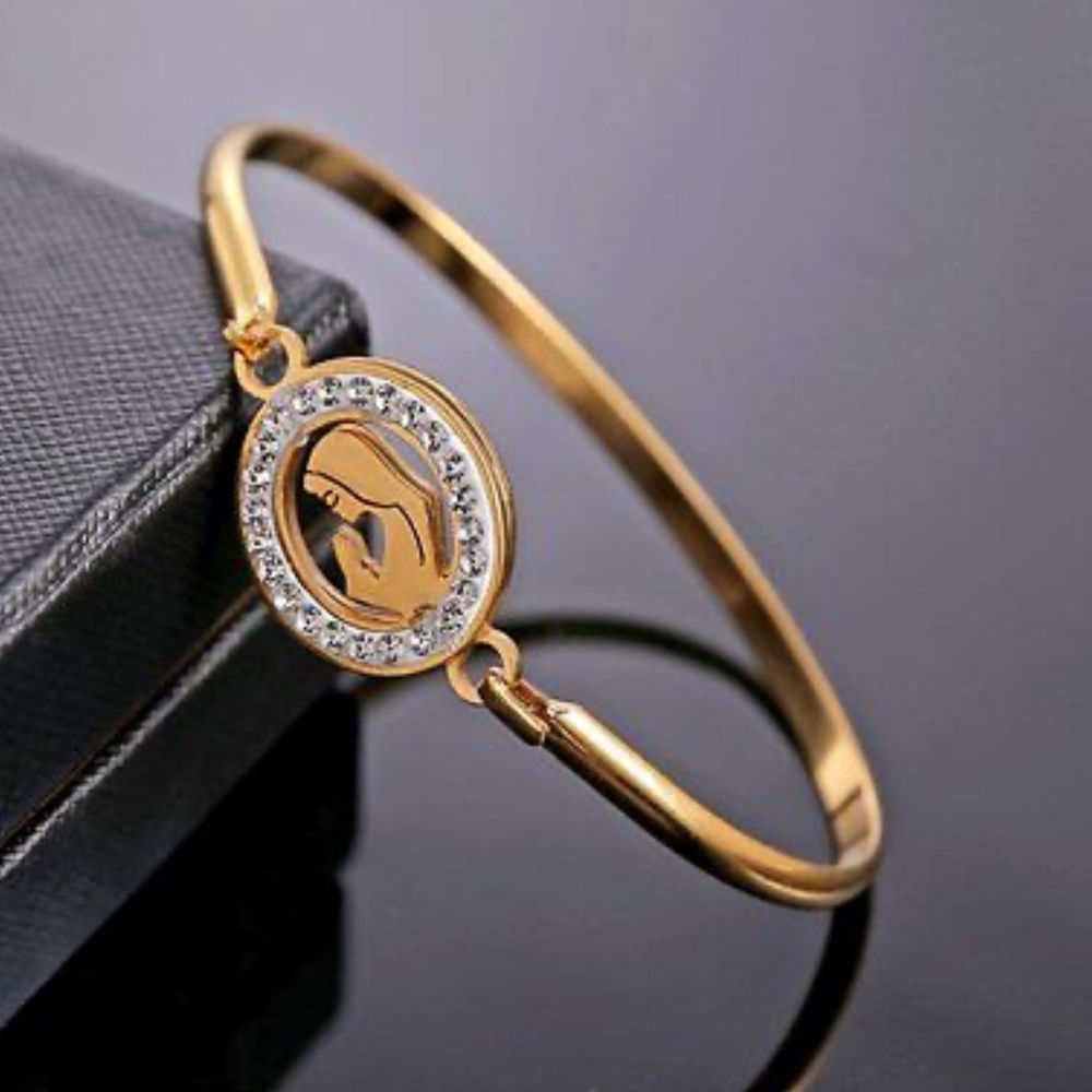 Hold.Stainless Steel gold plated bracelet - Picture 1 of 4